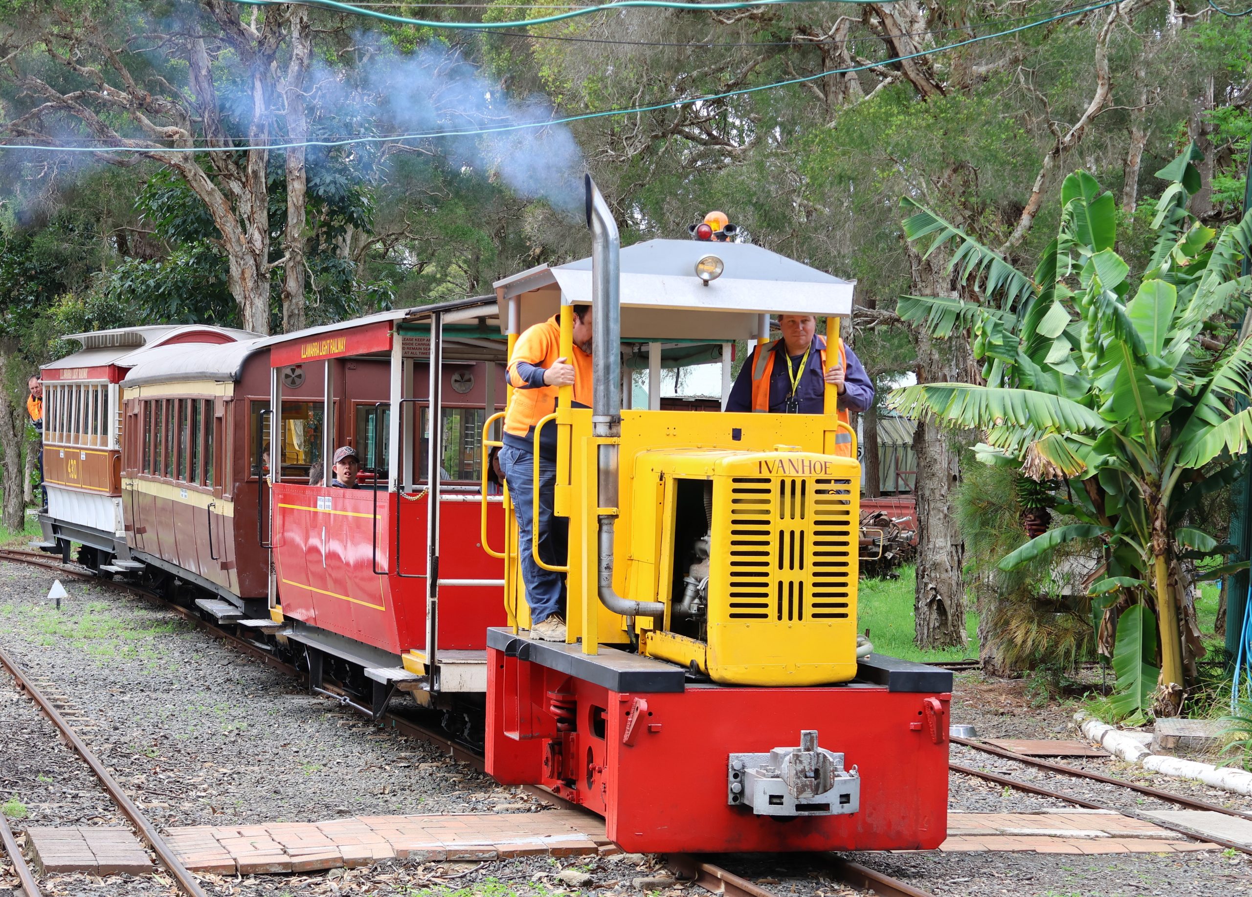 School Holiday Train Rides. Illawarra Light Railway Museum Society